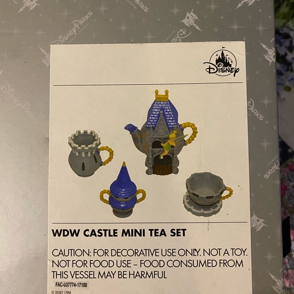 Disney Other - Walt Disney World miniature castle tea set NEW ✨✨